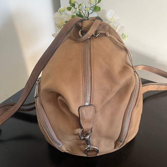 Rebecca Minkoff Tan Leather Backpack...B7 main image 9